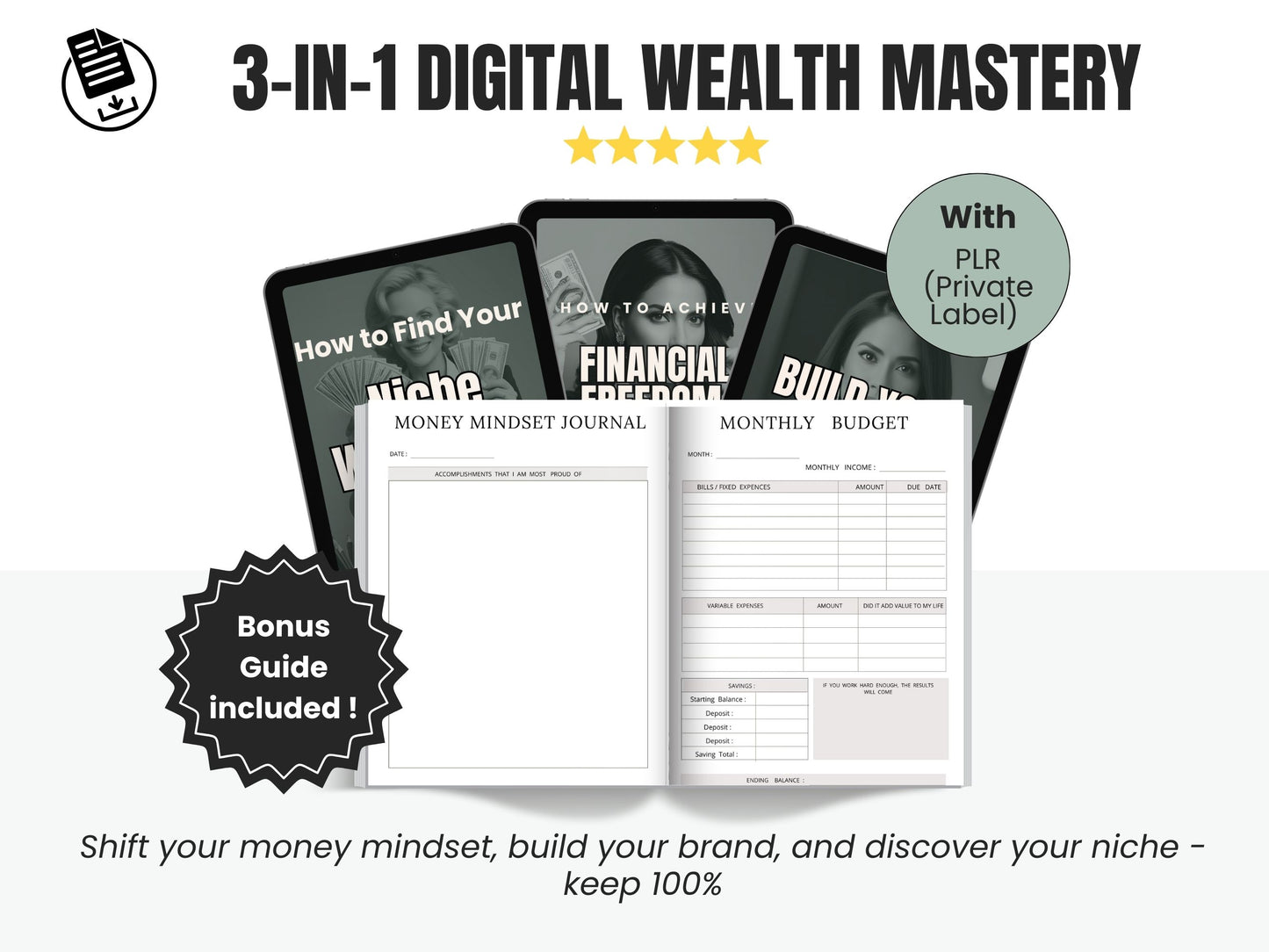 3-in-1 Digital Wealth Mastery Bundle I + Bonus