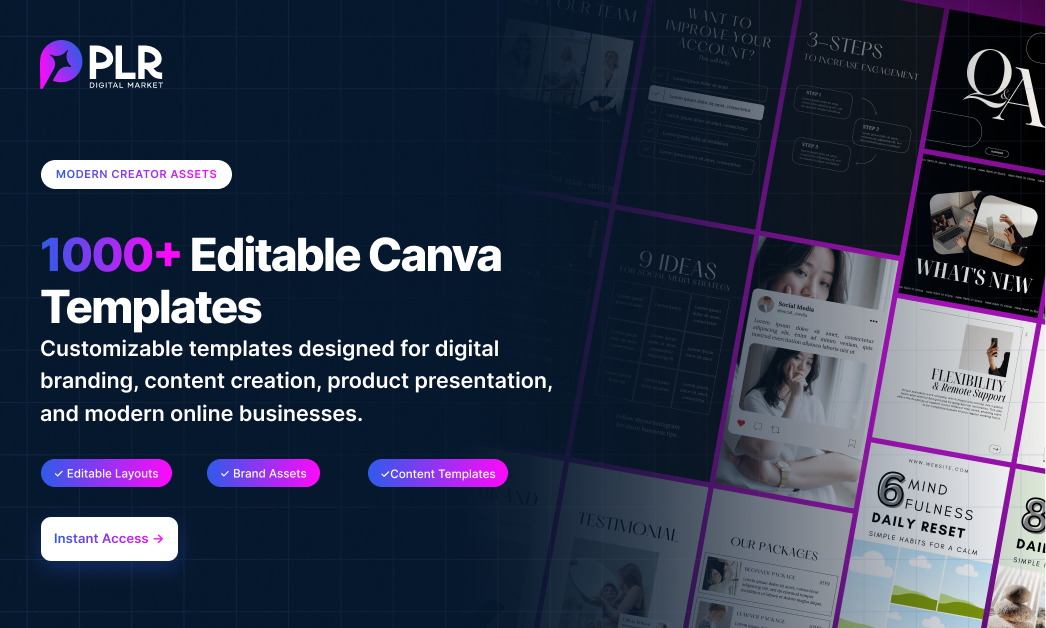 1000+ Editable Canva Templates