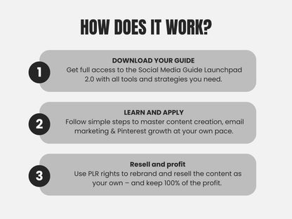 Social Media Guide Launchpad 2.0 | with PLR