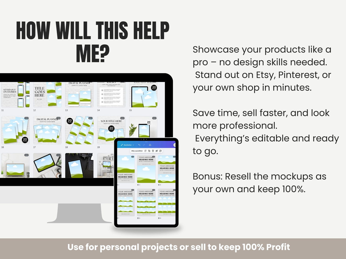 1000+ Editable Canva Templates | with PLR