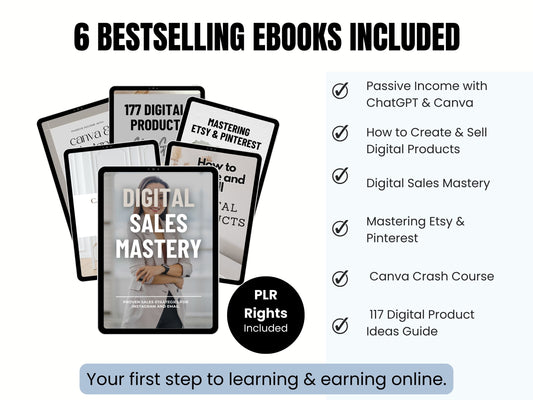 The Digital Products Starter Kit 1.0 | + 5000 Page DFY Planners