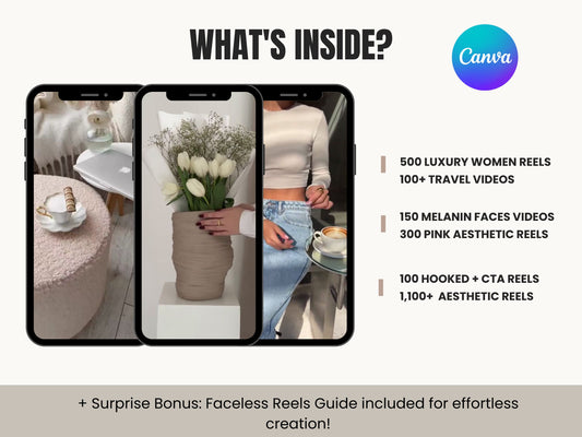 2,000+ Faceless Video Reels | PLR and MRR