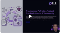Making PLR  Content Feel Natural with AI